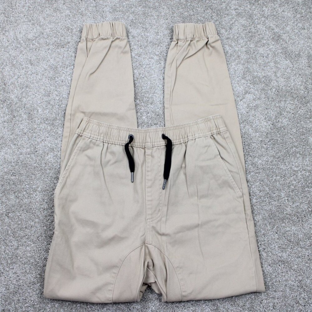 Zanerobe Sureshot Jogger Pants Mens 30 Beige Cotton Stretch w/ 30" inseam‎